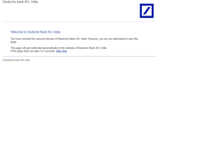 Tablet Screenshot of lms.deutschebank.co.in