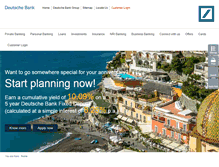 Tablet Screenshot of deutschebank.co.in